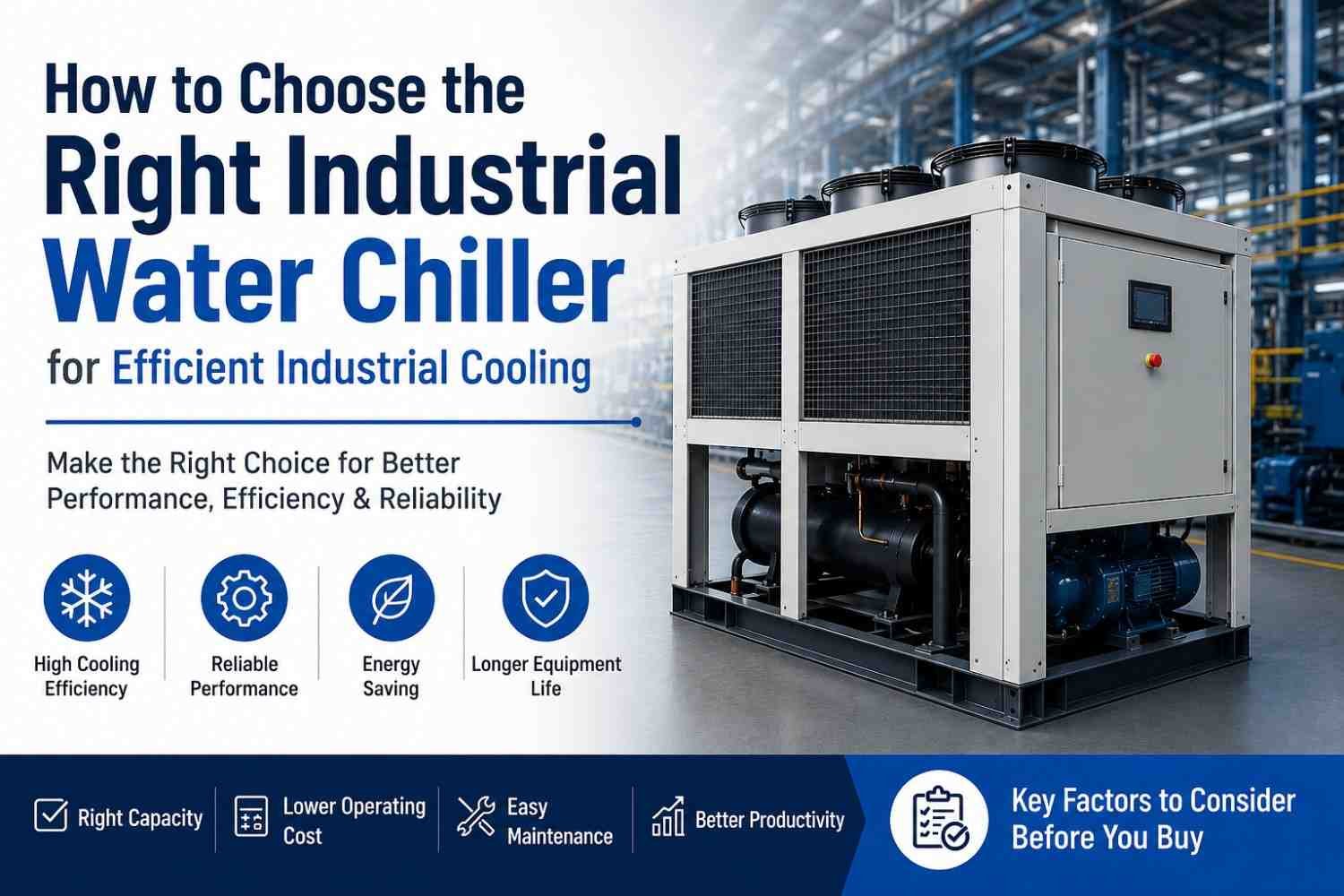 How to Choose the Right Industrial Water Chiller for Efficient Industrial Cooling
